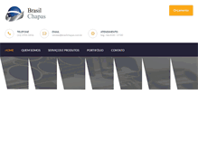 Tablet Screenshot of brasilchapas.com.br